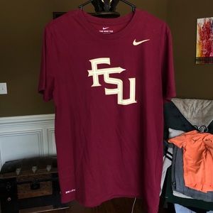 FSU Nike Atheletic Tee Shirt Florida State